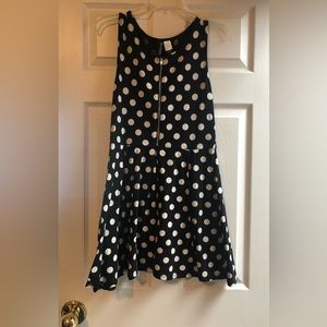 Short H&M dress, black with white polka dots